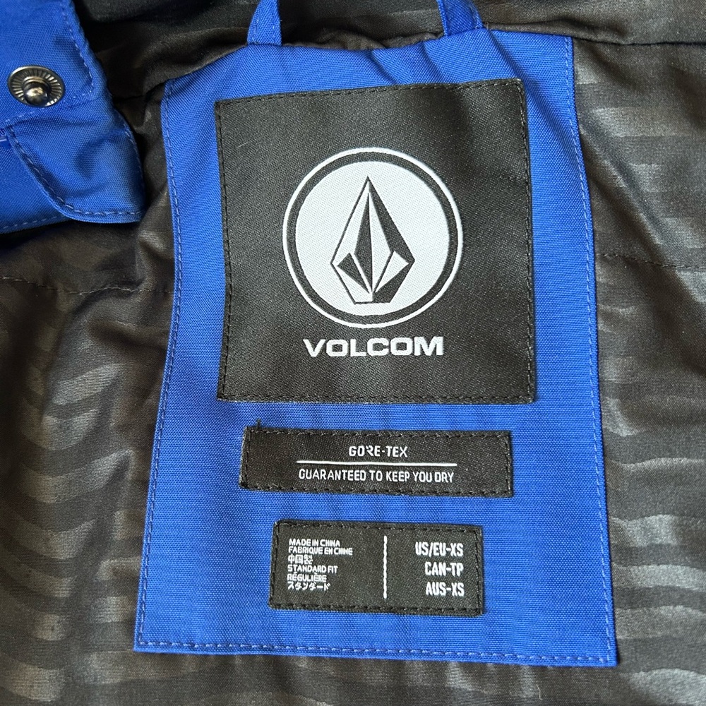 Volcom Men's Ten Insulated GORE-TEX® Jacket - Bright Blue - Picture 6 of 11